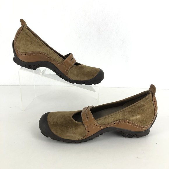 Merrell Women's Size 9.5 Plaza Bandeau Tan Brown Leather Mary Jane Shoes - Picture 3 of 8